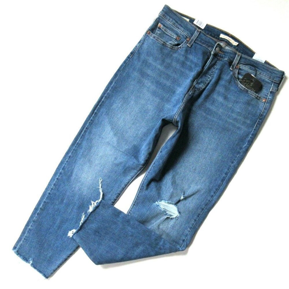 NWT Levi's Wedgie Skinny in My Way Or The Highway High Rise Stretch Jeans 22W